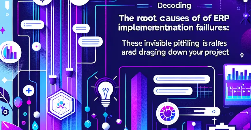 揭秘 ERP 实施失败根源：这些隐形雷区正在拖垮你的项目